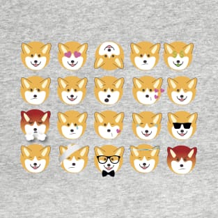 Corgi Emojis T-Shirt